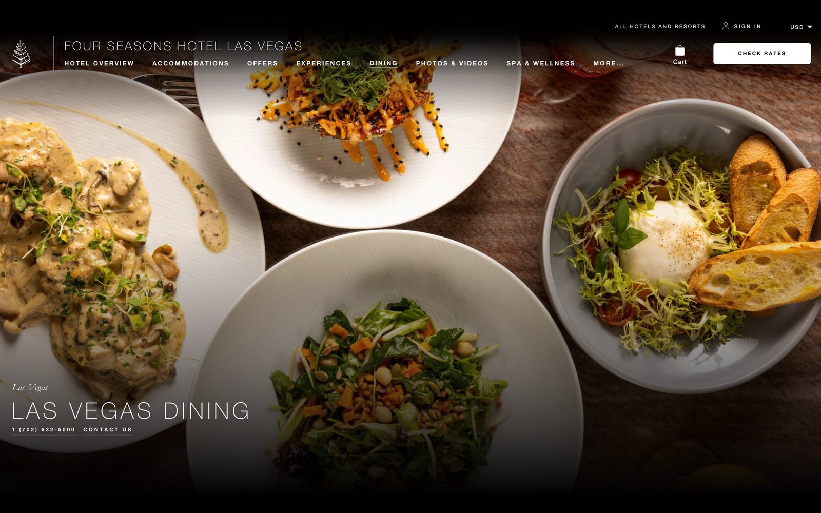 Food Photography & Styling for Four Seasons Las Vegas