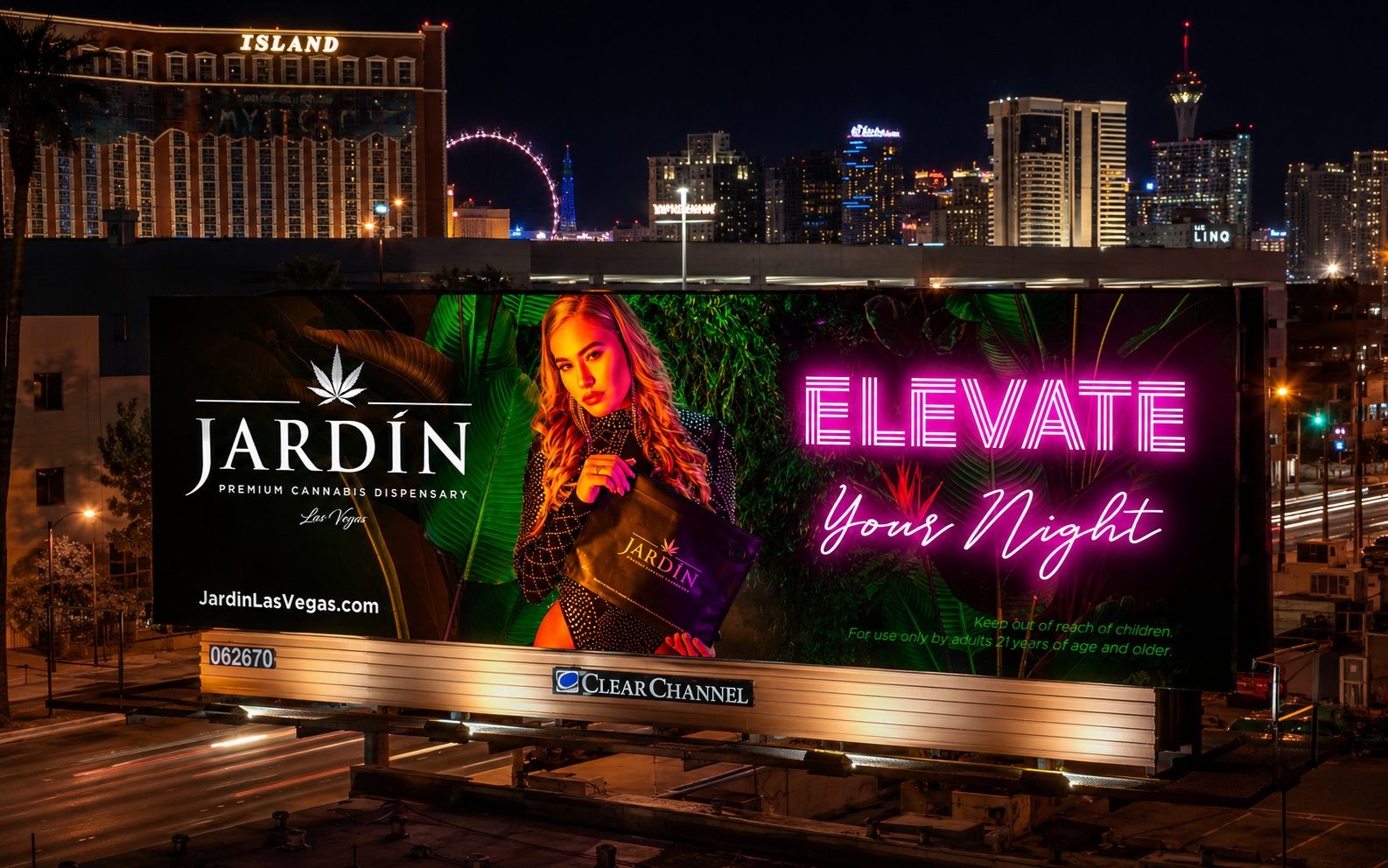 Billboard Campaign Photography for Jardín Cannabis Dispensary
