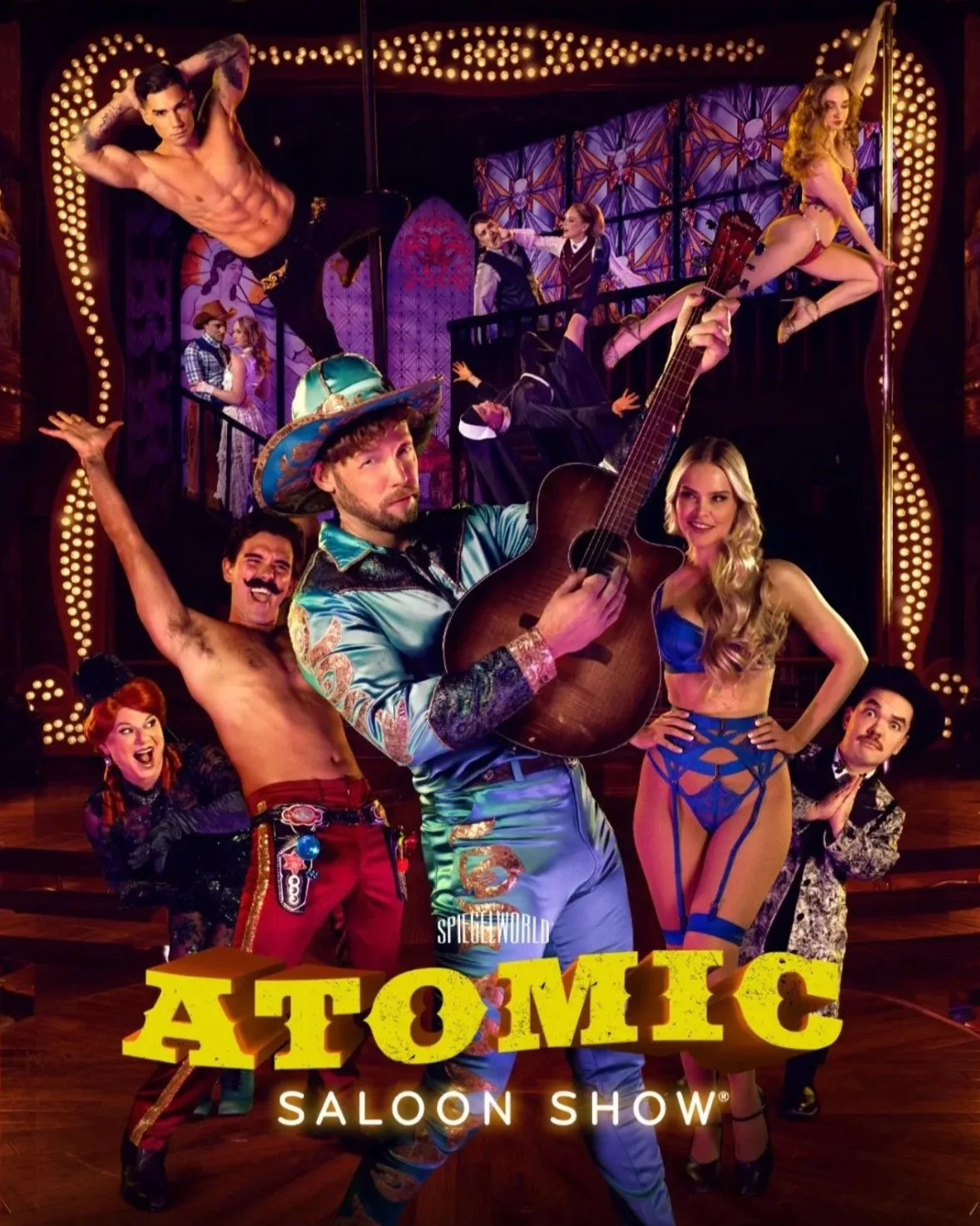 Atomic Saloon Show Key Art — Spiegelworld