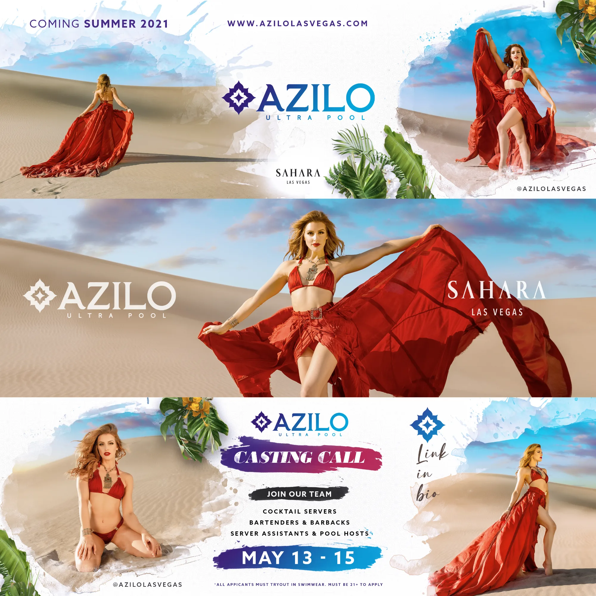 Pool Brand Campaign for Sahara Las Vegas — image 4 of 7