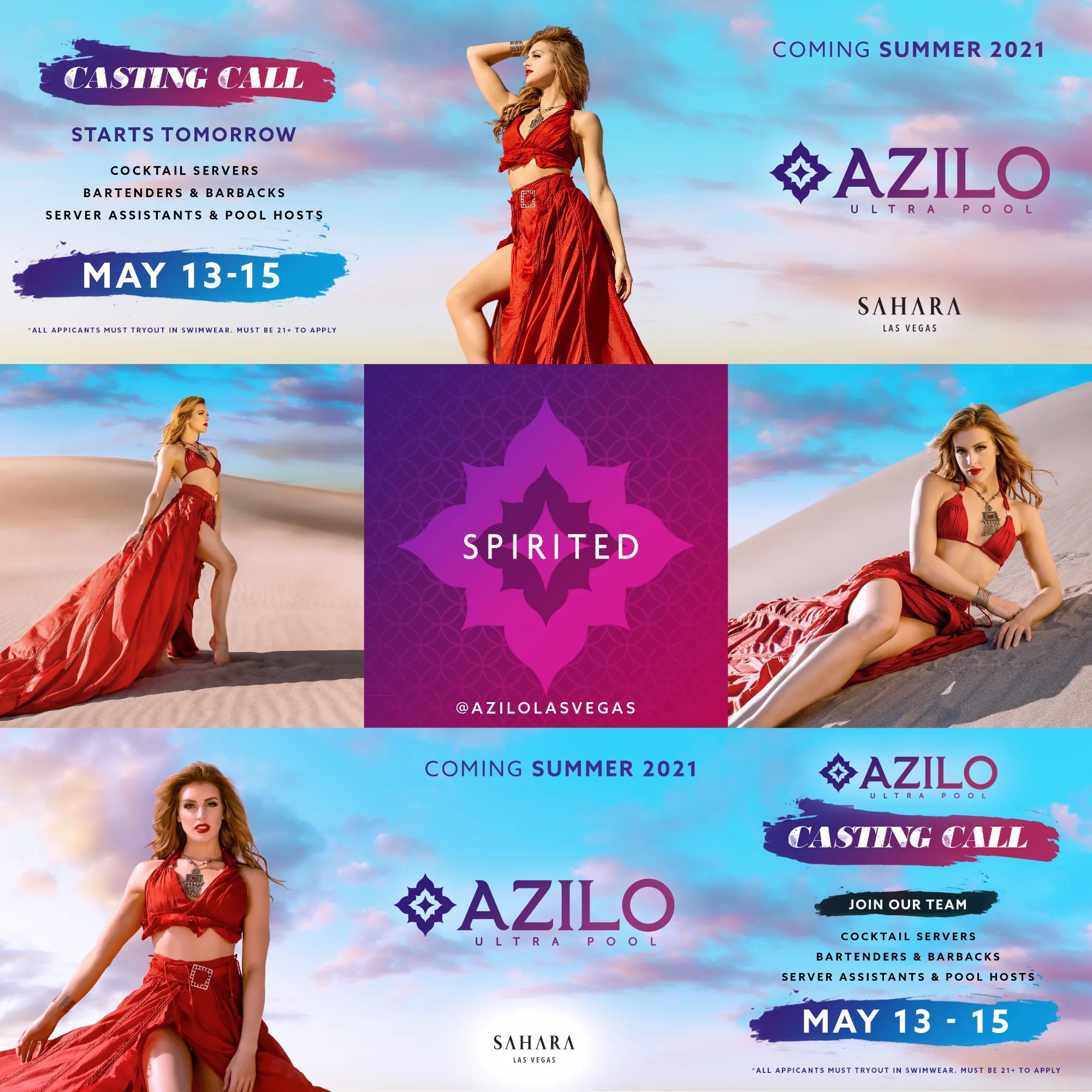 Pool Brand Campaign for Sahara Las Vegas — image 6 of 7