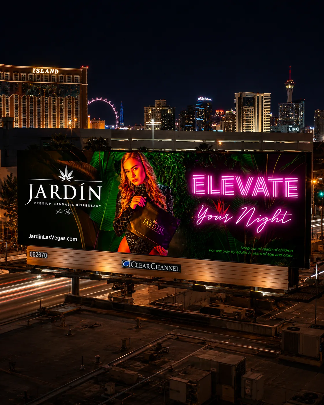 Billboard Campaign Photography — Jardín Cannabis Dispensary